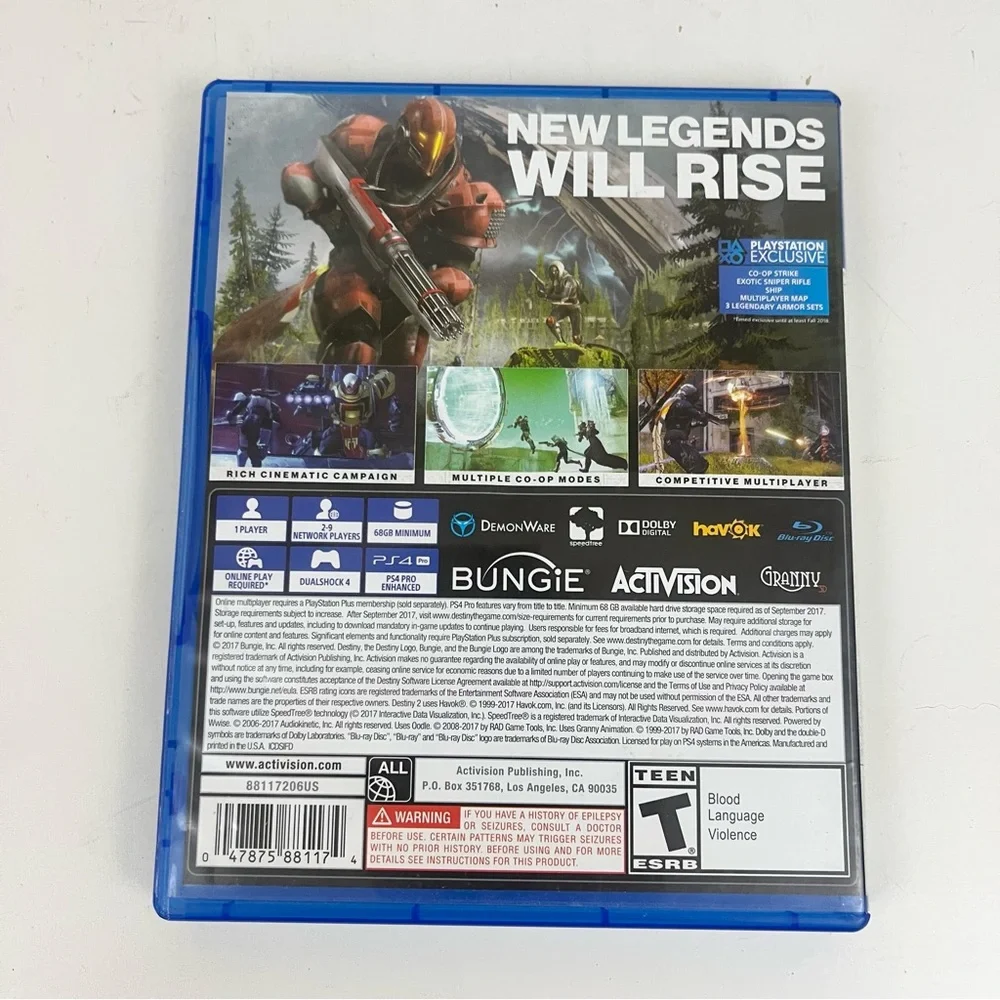 Sony ps4 destiny